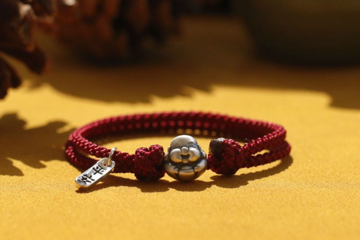 Buddha bracelet good discount luck