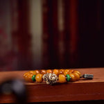 Tibetan Yak Bone Buddha Head Bracelet