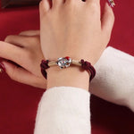 Lucky Cat Red String Bracelet