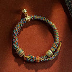 Tibetan Lucky Six Mantras Buddha Bracelet