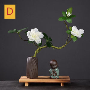 Little Monk With Feng Shui Flower