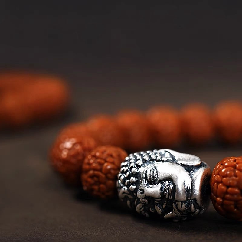 Buddha And Mara Kingkong Bodhi Seed Bracelet