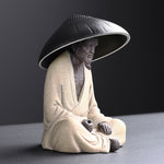 Little Monk With Tea Strainer Hat