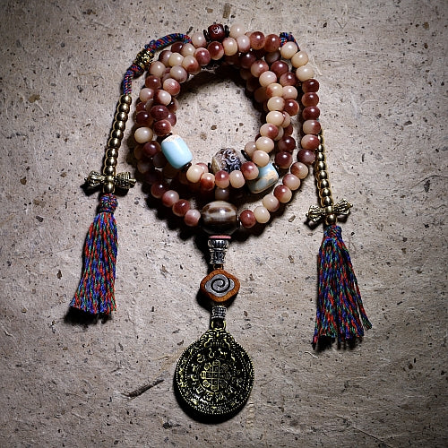 Tibetan Camel Bone 108 Mala Beads Buddha Bracelet / Necklace – MR. LITTLE  MONK