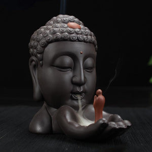 Spiritual Buddha Statue Incense Burner